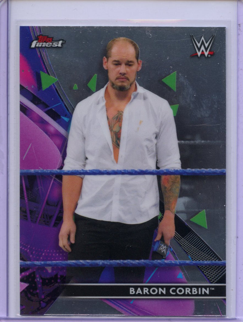 2021 Topps Finest WWE Baron Corbin