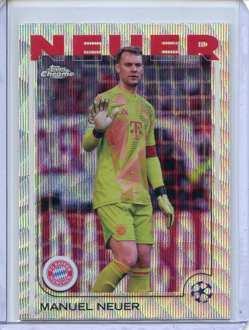 2024-25 Topps Chrome UEFA Club Comps Manuel Neuer Wave