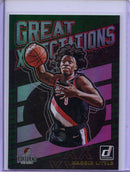2019-20 Panini Donruss Nassir Little Great X-Pectations Green Flood