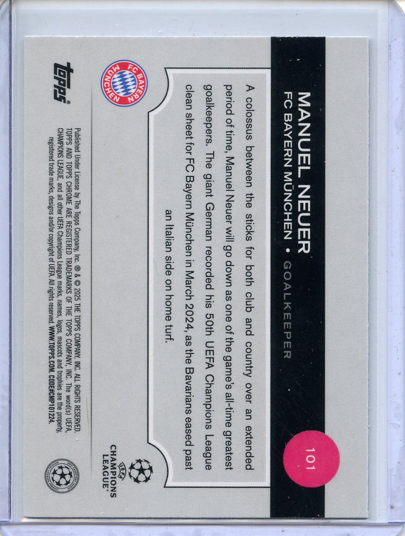 2024-25 Topps Chrome UEFA Club Comps Manuel Neuer Wave