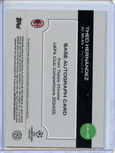 2024-25 Topps Chrome UEFA Club Comps Theo Hernandez Blue Lava Autographs 50/150