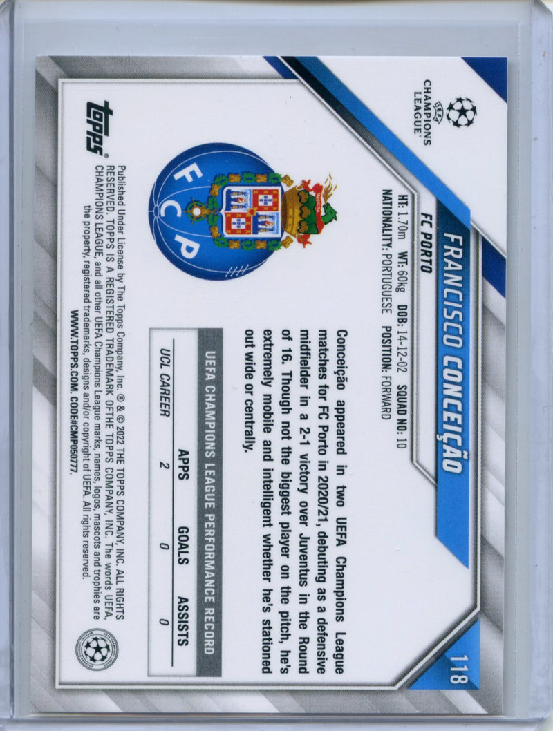 2021-22 Topps UEFA Champions League Francisco Conceicao