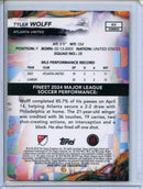 2024 Topps Finest MLS Tyler Wolff Common Aqua  Refractor 2/99