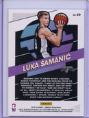 2019-20 Panini Donruss Luka Samanic Great X-Pectations Green Flood