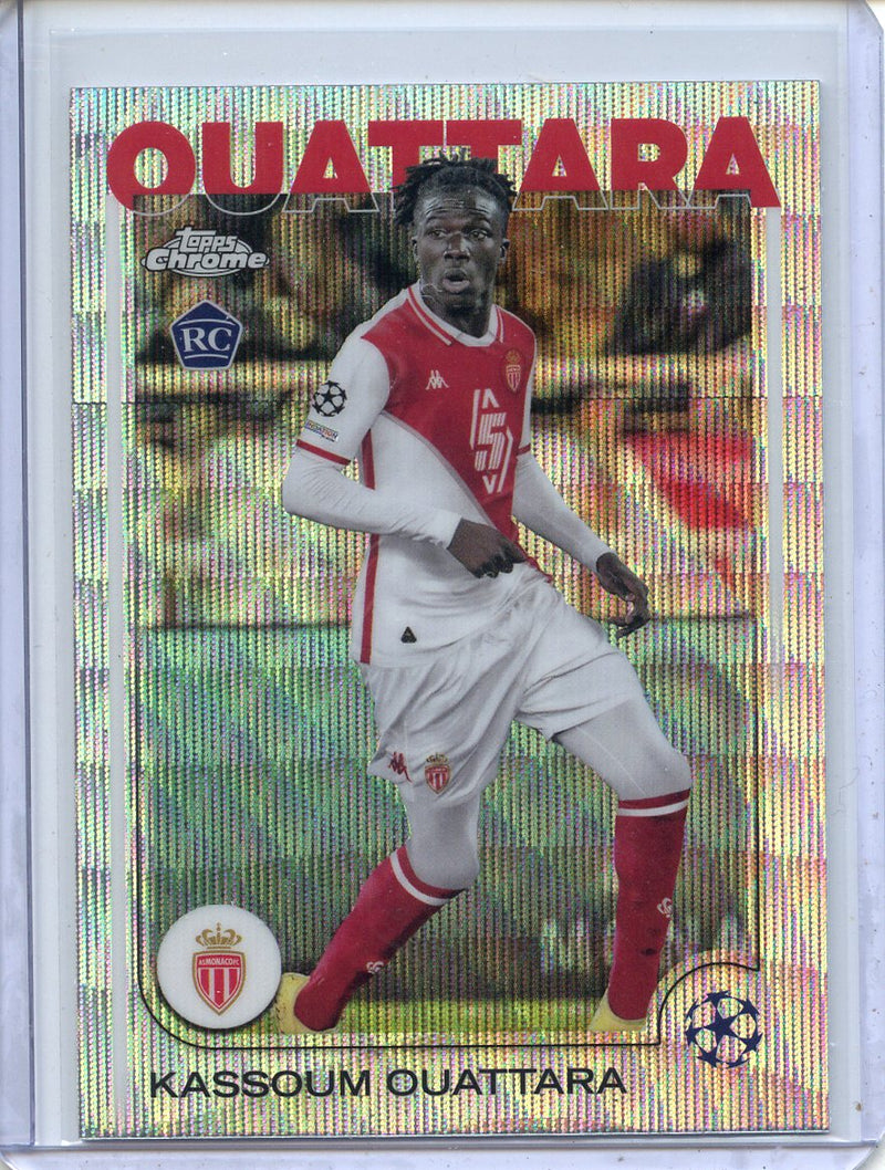 2024-25 Topps Chrome UEFA Club Comps Kassoum Ouattara Wave