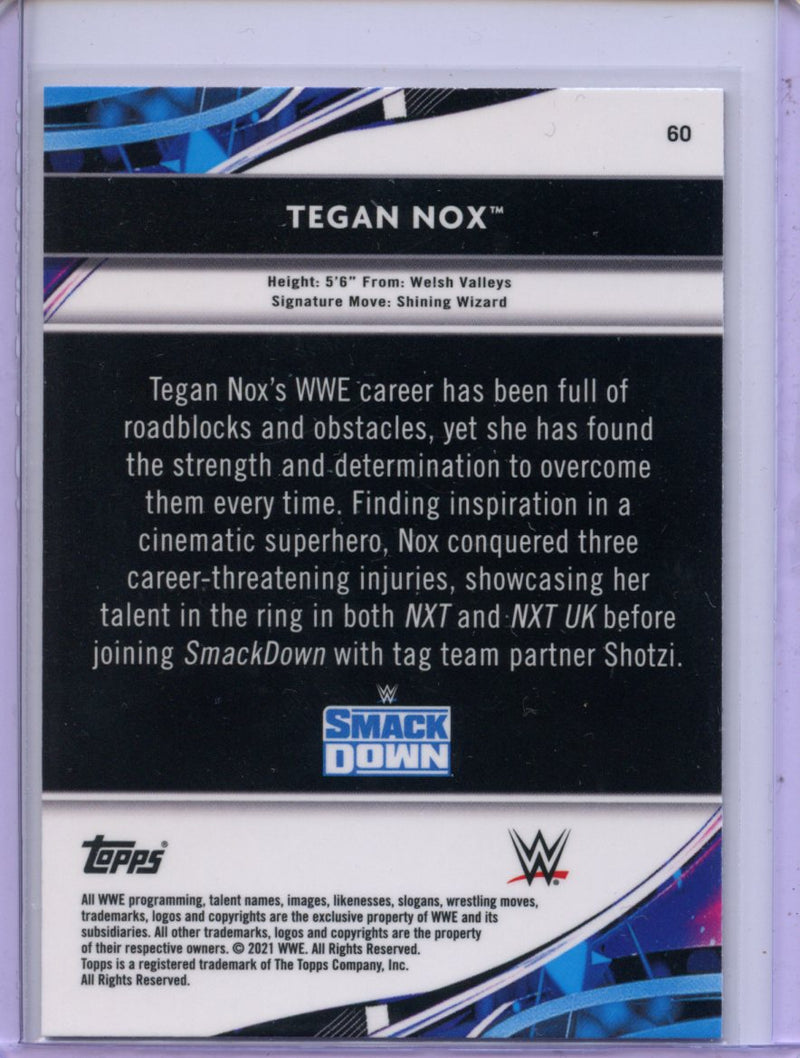 2021 Topps Finest WWE Tegan Nox