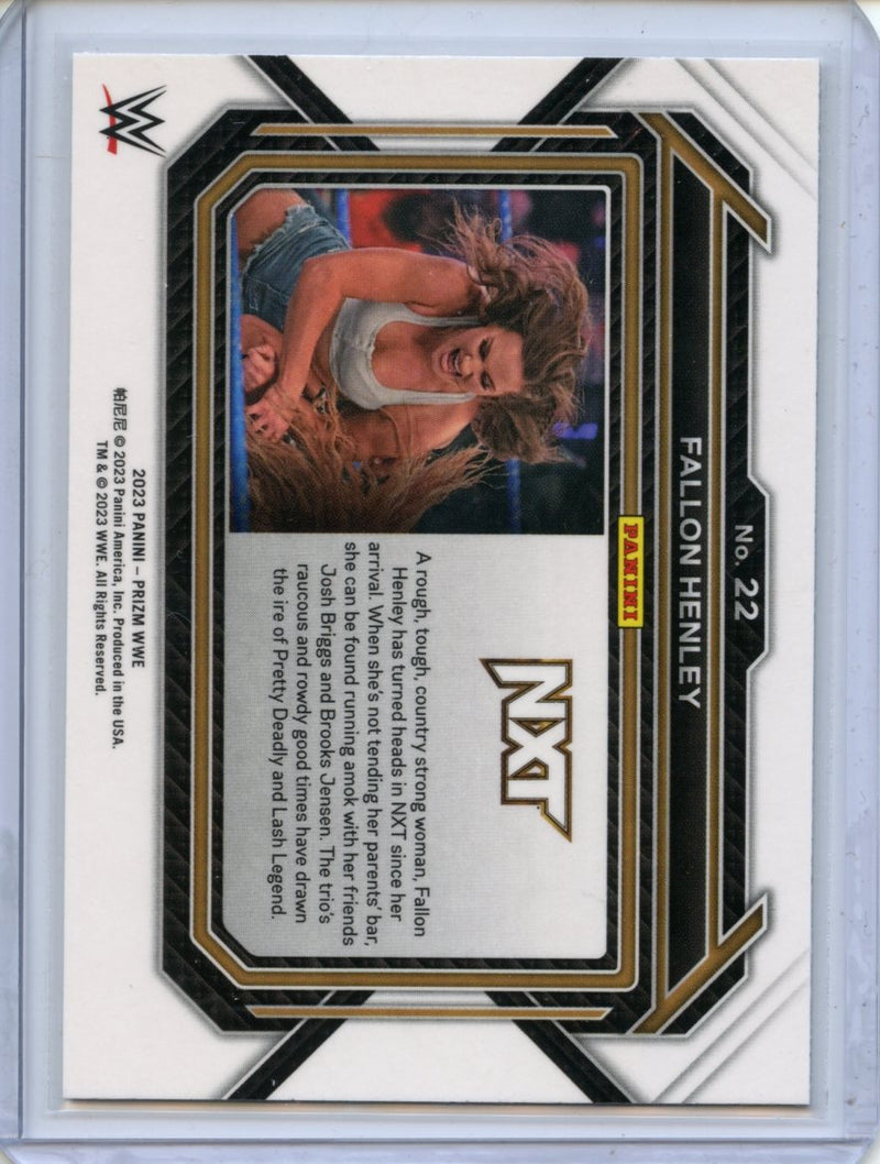 2023 Prizm WWE Fallon Henley
