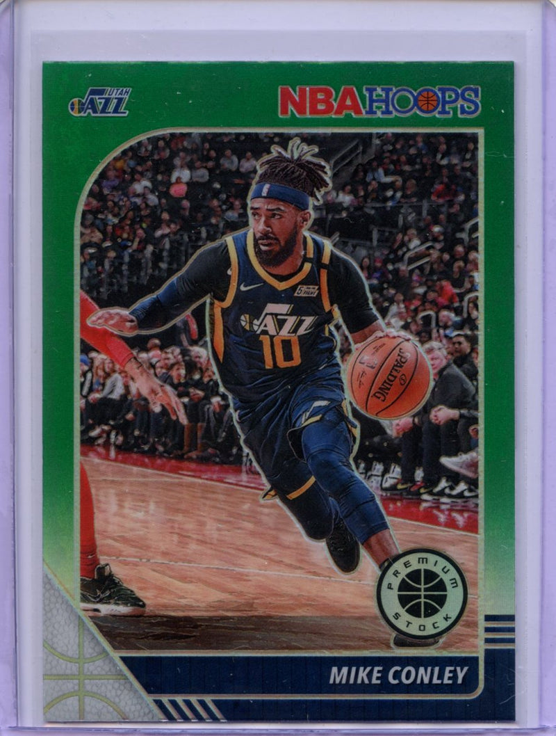 2019-20 Hoops Premium Mike Conley Green Prizm