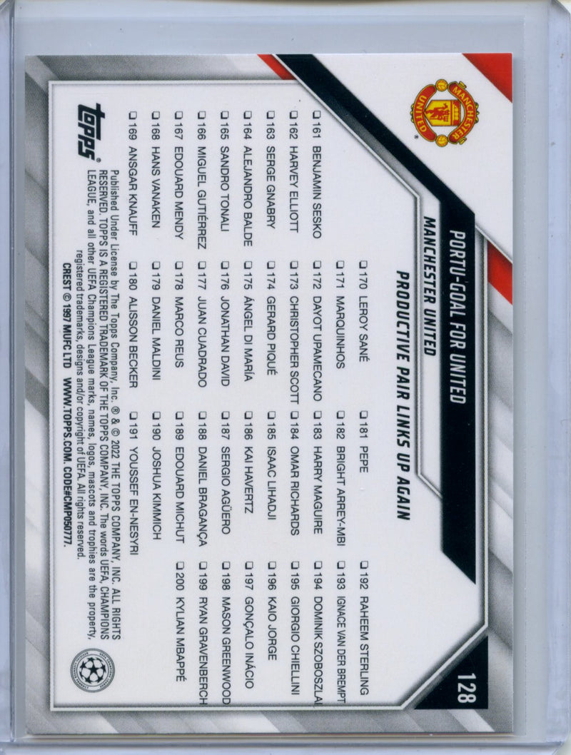 2021-22 Topps UEFA Champions League Portu-Goal For United