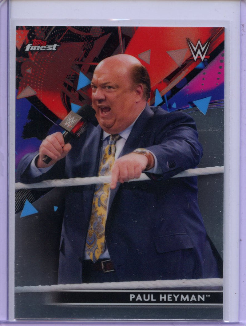 2021 Topps Finest WWE Paul Heyman