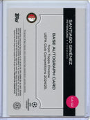 2024-25 Topps Chrome UEFA Club Comps Santiago Gimenez Pink Autographs 15/250