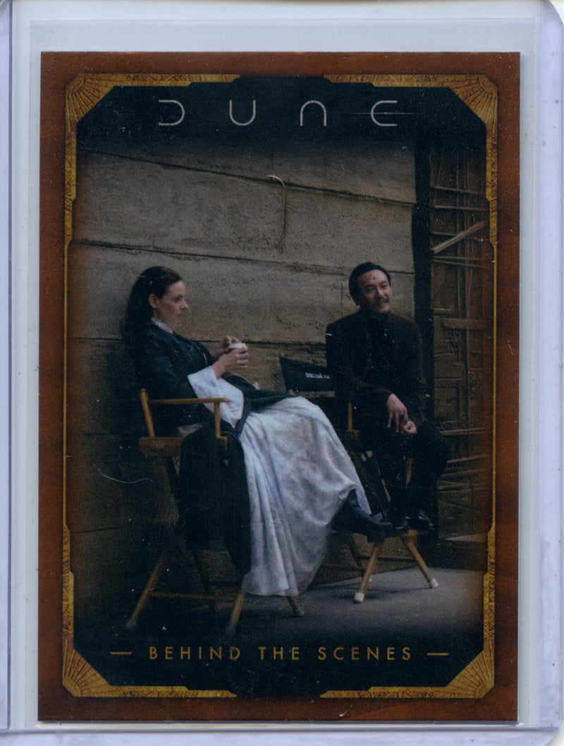 2024 Topps Dune Chrome Rebecca Ferguson & Chang Chen Behind The Scenes