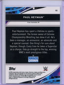 2021 Topps Finest WWE Paul Heyman