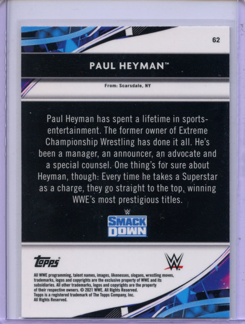2021 Topps Finest WWE Paul Heyman
