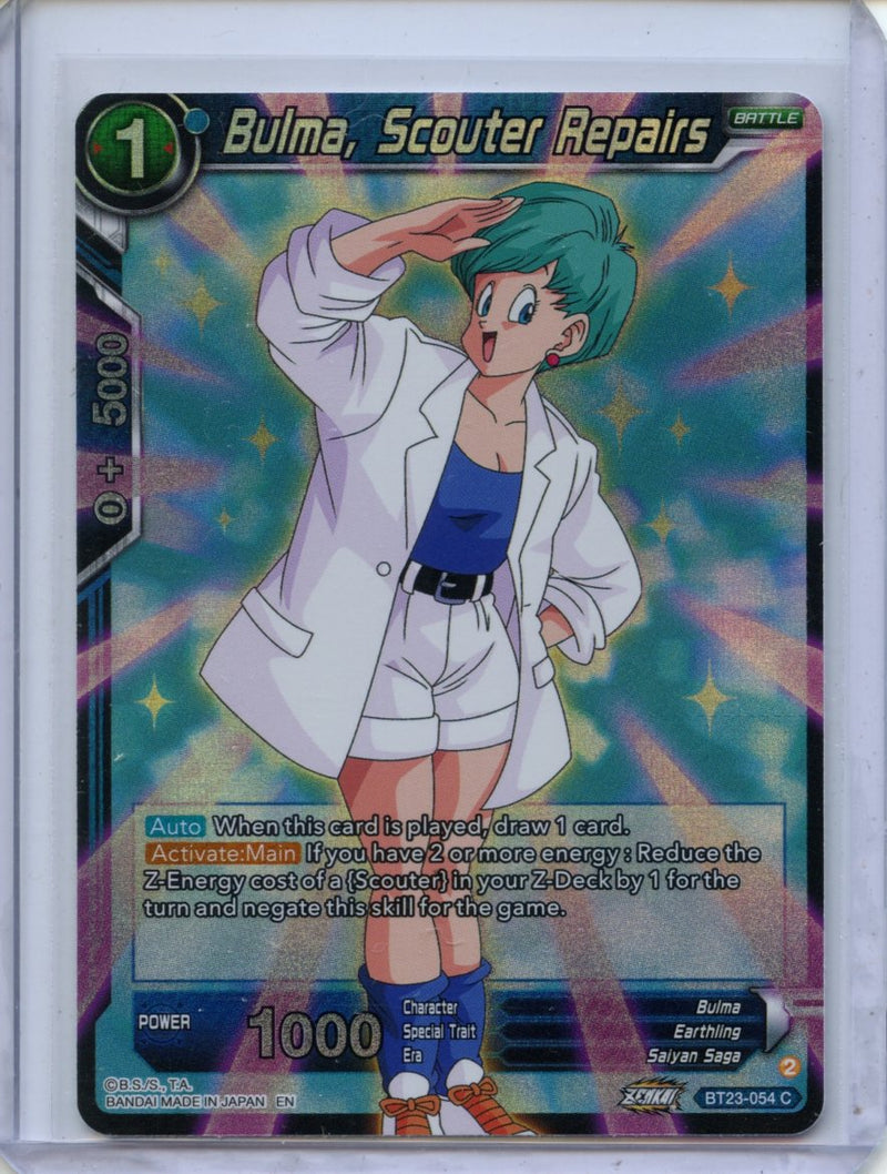 Bulma, Scouter Repairs - Perfect Combination BT23-054 C Foil