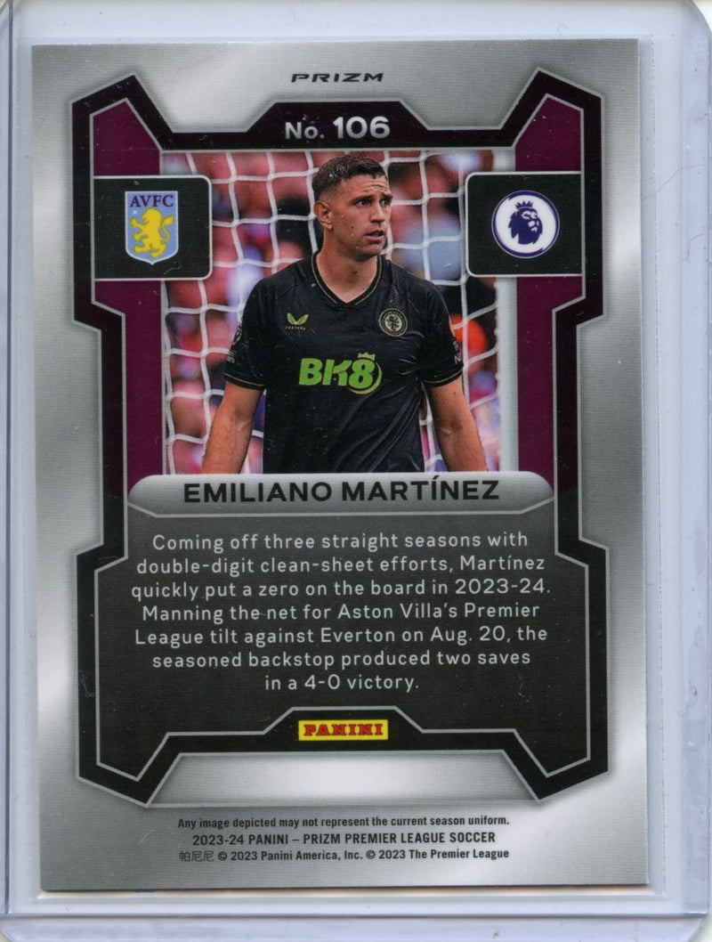 2023-24 Prizm Premier League Emiliano Martinez Breakaway Prizm