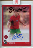 2021-22 Donruss Road to Qatar Pedro Neto Beautiful Game Autographs Red 14/25