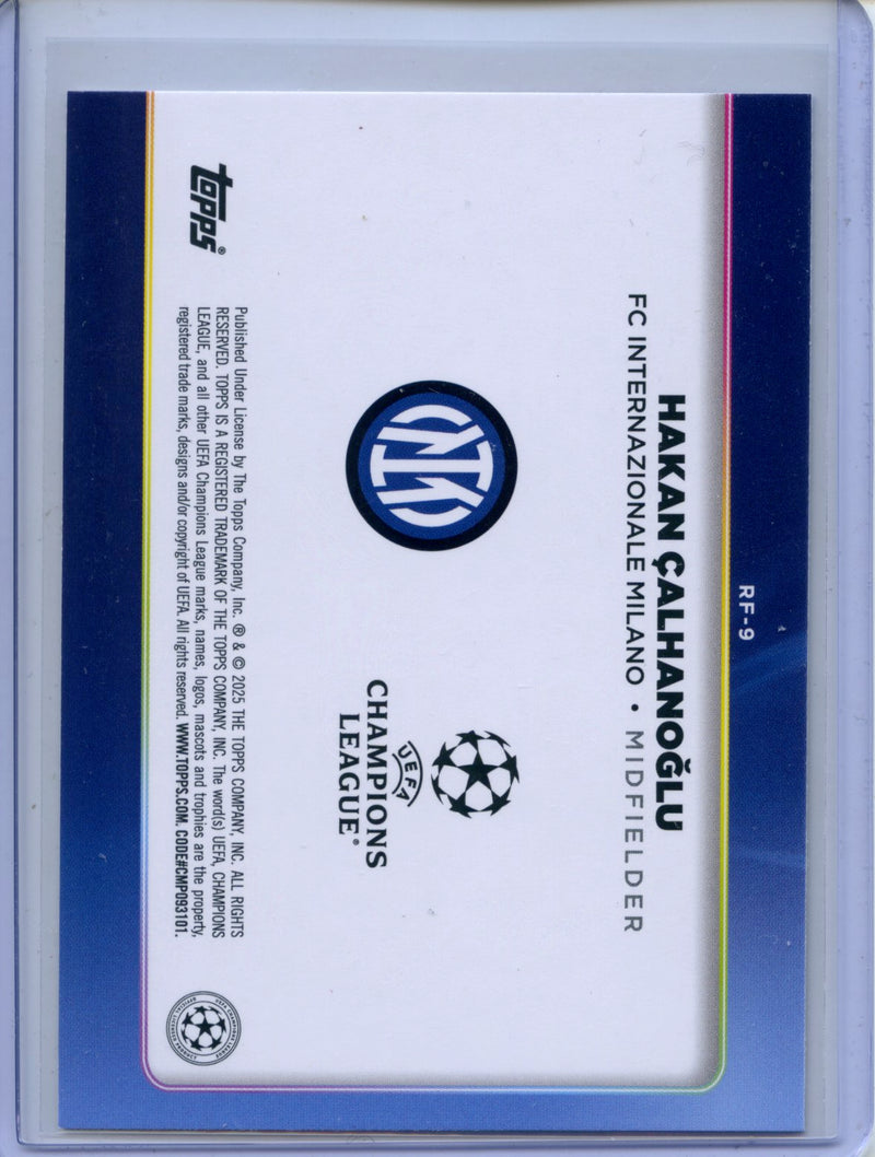 2024-25 Topps UEFA CC Hakan Calhanoglu Trophy Chasers