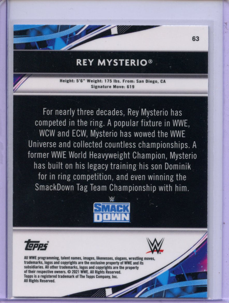 2021 Topps Finest WWE Rey Mysterio
