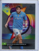 2023-24 Topps Finest UEFA Club Competitions Khvicha Kvaratskhelia