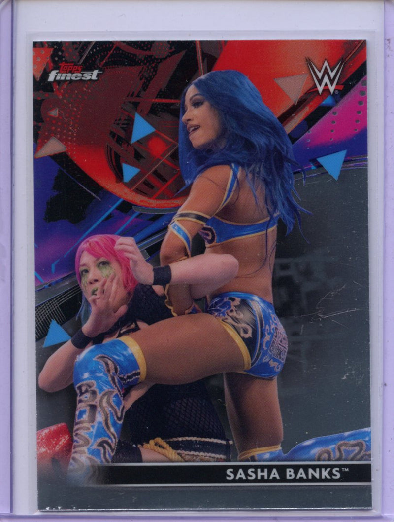 2021 Topps Finest WWE Sasha Banks