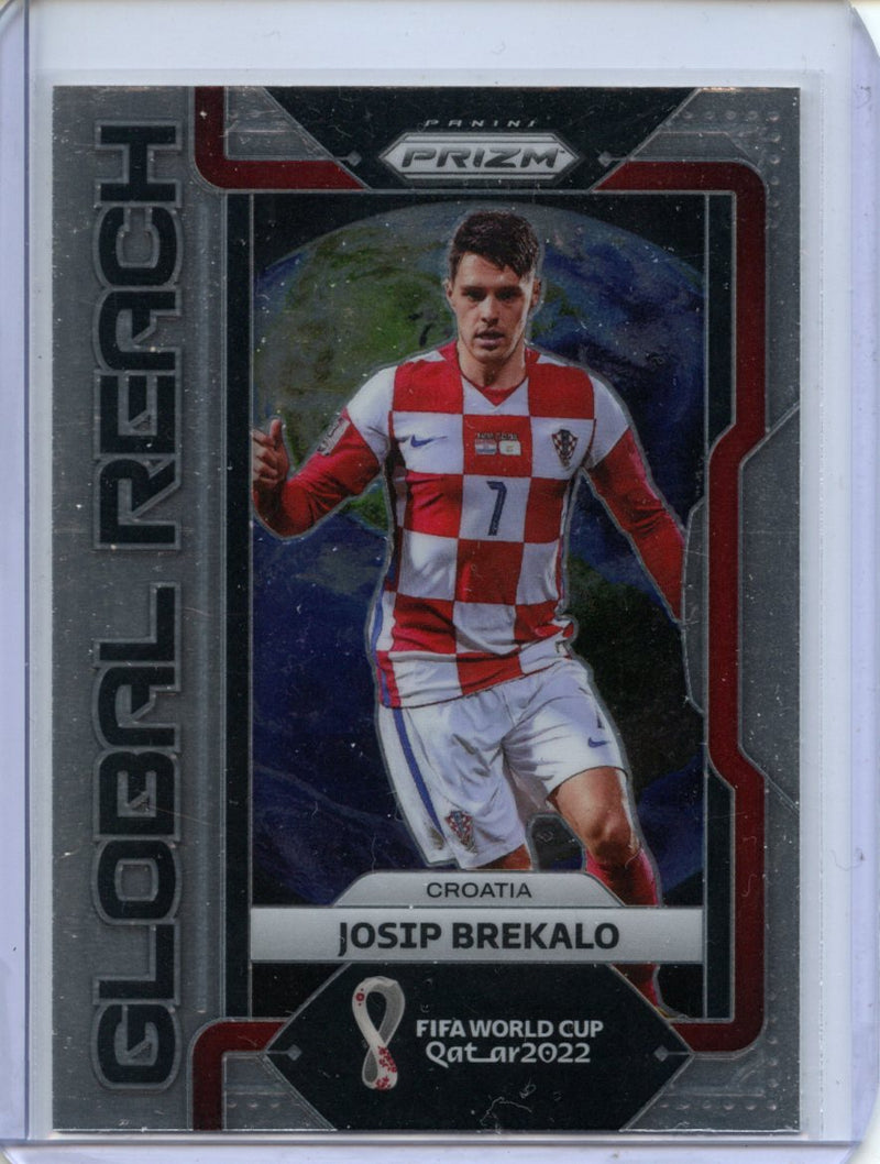 2022 Panini Prizm FIFA World Cup Qatar Josip Brekalo Global Reach