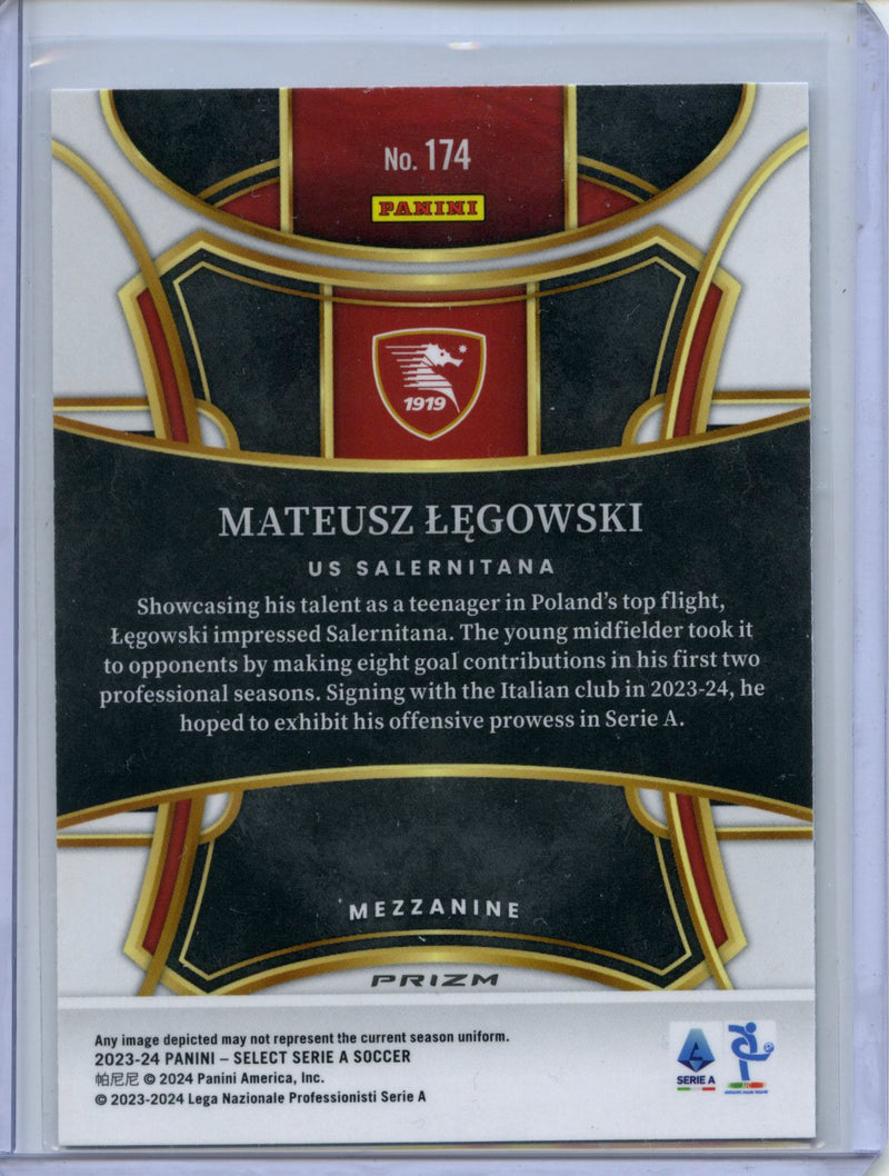 2023-24 Select Serie A Mateusz Legowski Mezzanine Silver