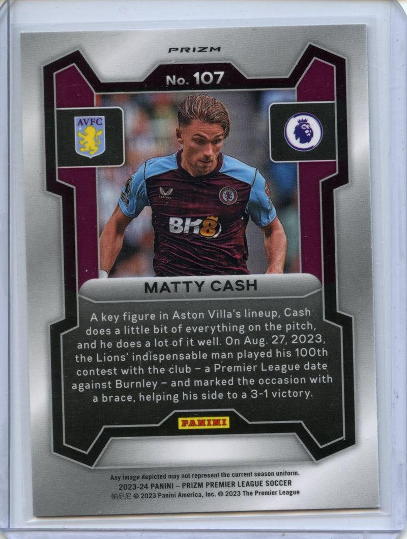 2023-24 Prizm Premier League Matty Cash Breakaway Prizm