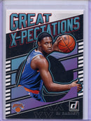 2019-20 Panini Donruss RJ Barrett Great X-Pectations