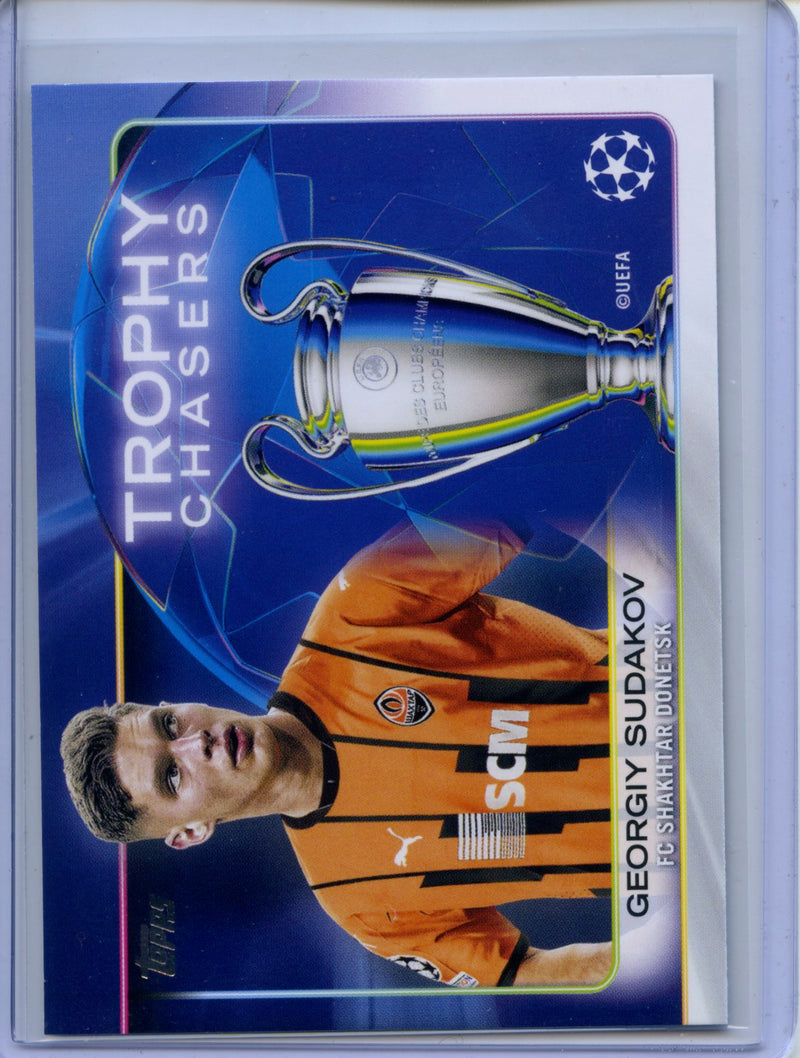 2024-25 Topps UEFA CC Georgiy Sudakov Trophy Chasers
