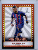 2022-23 Topps UEFA Club Competitions Raphinha Now Starring