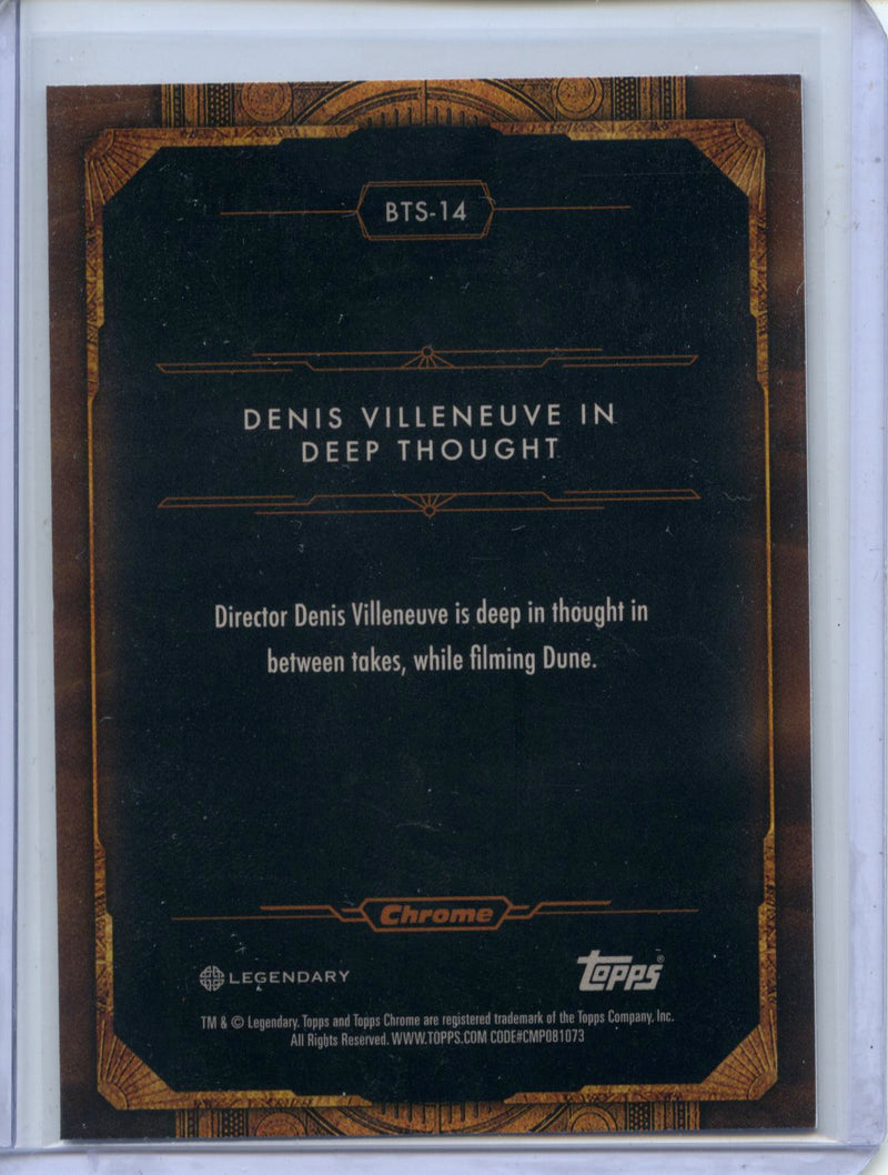 2024 Topps Dune Chrome Denis Villeneuve In Deep Thought Behind The Scenes
