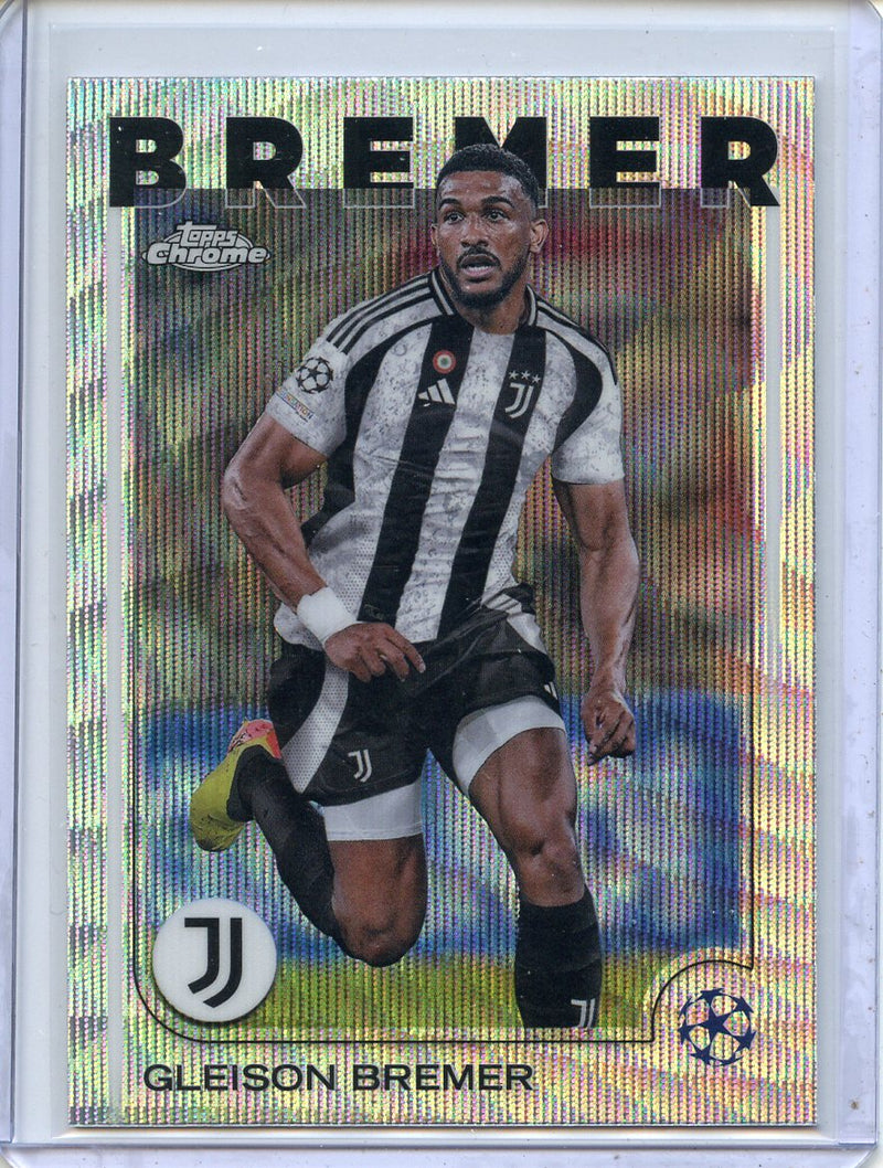 2024-25 Topps Chrome UEFA Club Comps Gleison Bremer Wave