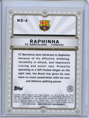 2022-23 Topps UEFA Club Competitions Raphinha Now Starring