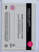2024-25 Topps Chrome UEFA Club Comps Kingsley Coman Autographs