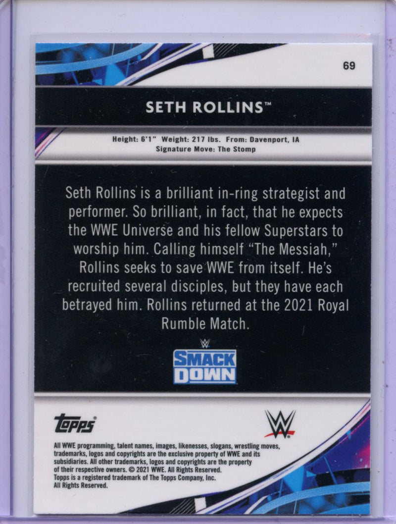 2021 Topps Finest WWE Seth Rollins