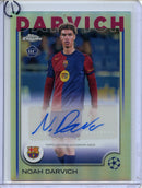 2024-25 Topps Chrome UEFA Club Comps Noah Darvich Autographs