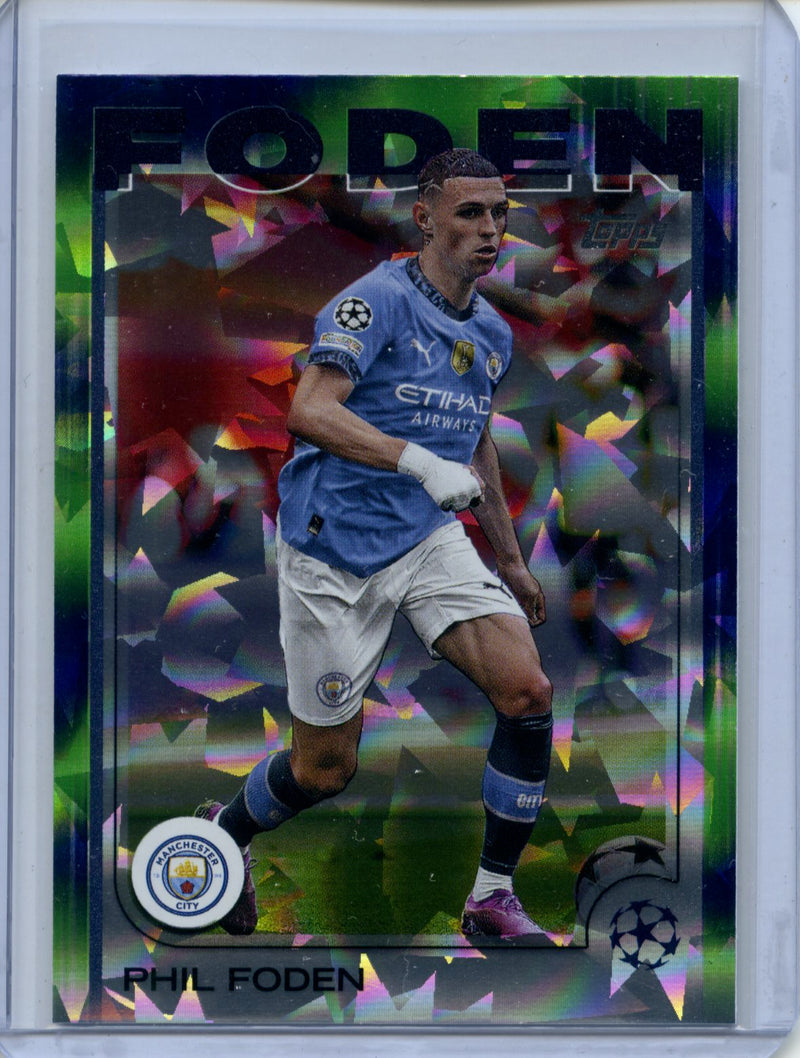 2024-25 Topps UEFA CC Phil Foden Northern Lights