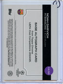 2024-25 Topps Chrome UEFA Club Comps Noah Darvich Autographs