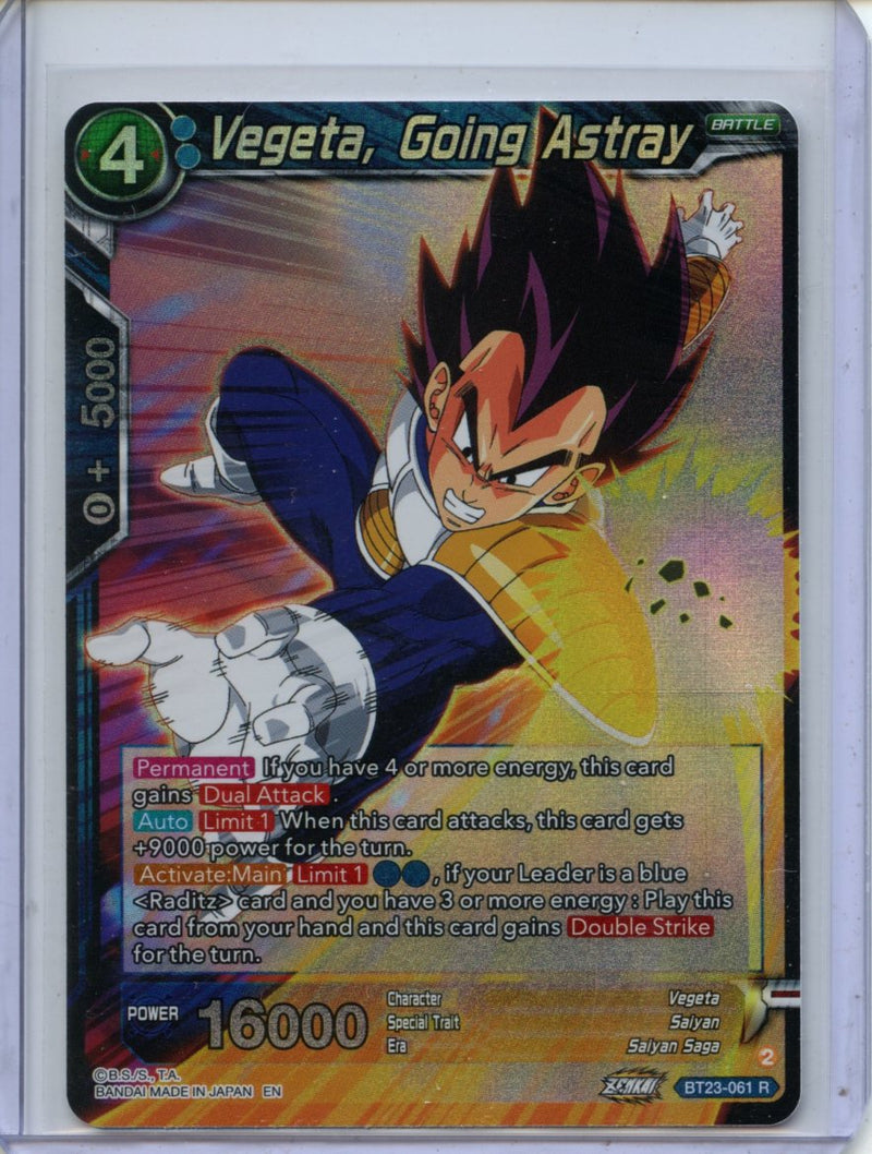 Vegeta, Going Astray - Perfect Combination BT23-061 R Foil