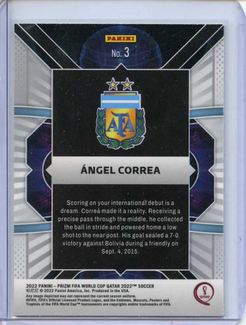 2022 Panini Prizm FIFA World Cup Qatar Angel Correa Phenomenon