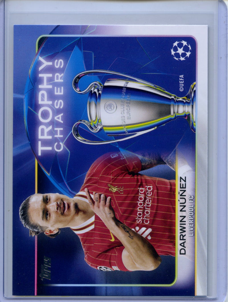 2024-25 Topps UEFA CC Darwin Nunez Trophy Chasers