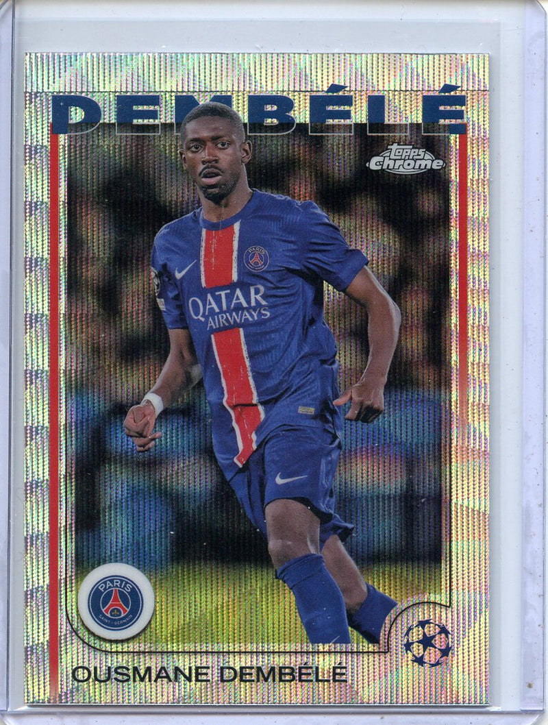2024-25 Topps Chrome UEFA Club Comps Ousmane Dembele Wave