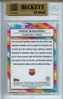 2024-25 Topps Finest UEFA Club Comps Diego Maradona The Man
