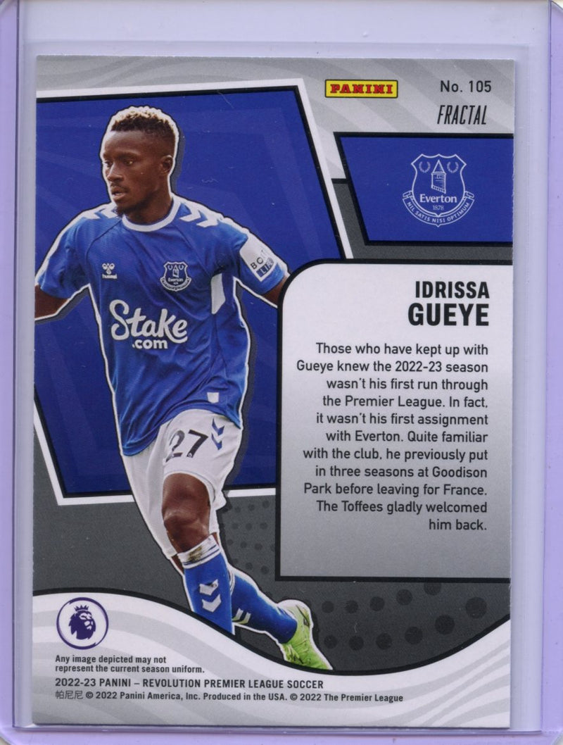 2022-23 Panini Revolution Premier League Idrissa Gueye Fractal