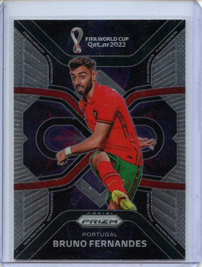 2022 Panini Prizm FIFA World Cup Qatar Bruno Fernandes Phenomenon