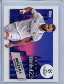 2022-23 Topps UEFA Club Competitions Karim Benzema Road To The Final
