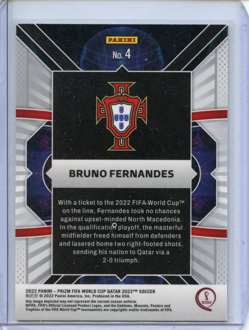 2022 Panini Prizm FIFA World Cup Qatar Bruno Fernandes Phenomenon