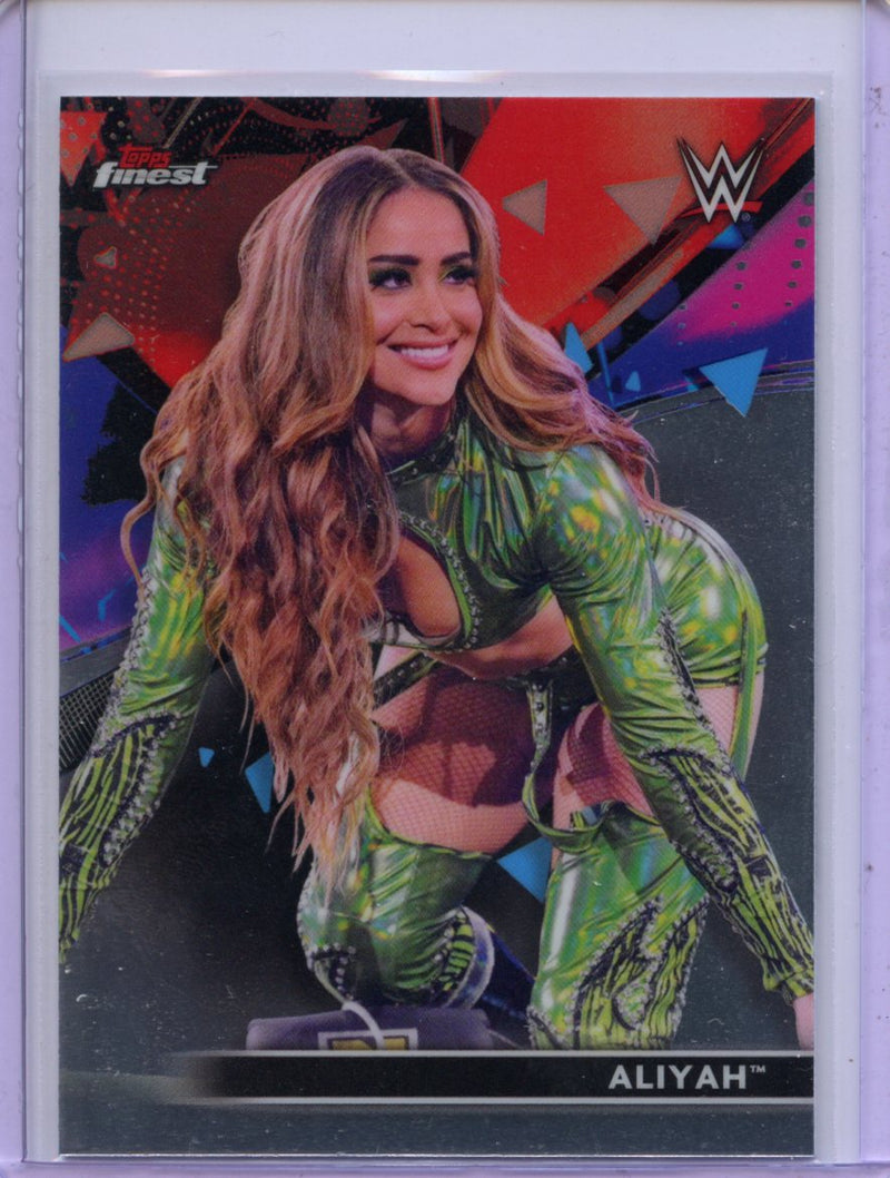 2021 Topps Finest WWE Aliyah