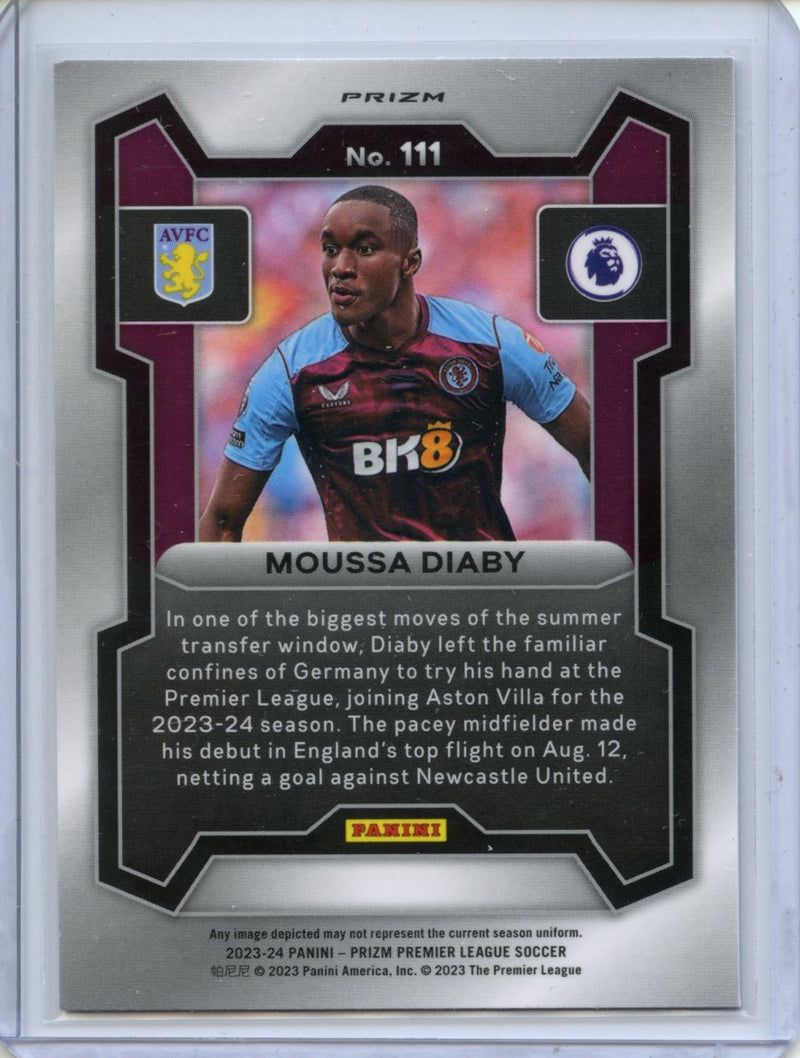 2023-24 Prizm Premier League Moussa Diaby Breakaway Prizm